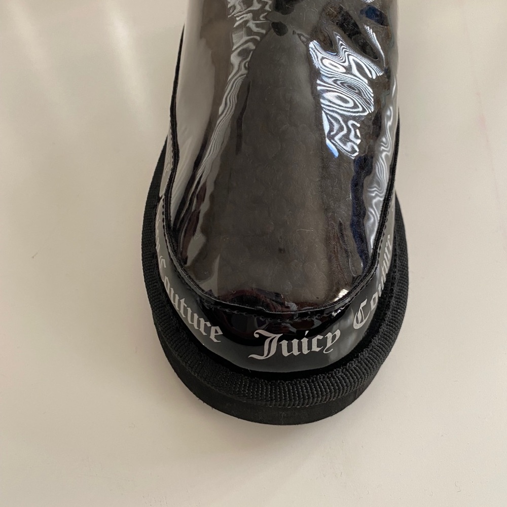 New Juicy Couture Klash Clear Black Boots - Picture 6 of 8